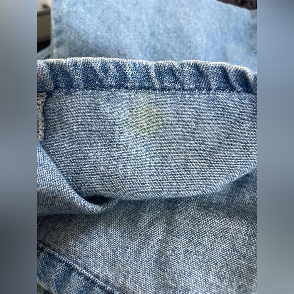 Vintage (80s) Alexandra Lee  Denim Romper With Rose Buttons 🌹 - Picture 13 of 17